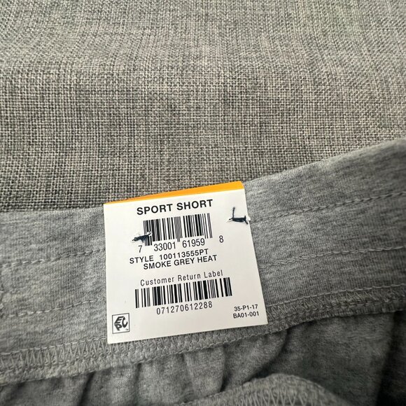 NEW! Karen Scott Sport Shorts Grey Petite Small Drawstring Cotton & spandex Pock - Picture 3 of 12